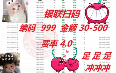 银联扫码小额版在柬埔寨推出，费率仅4.0%