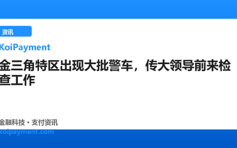 金三角特区出现大批警车，传大领导前来检查工作