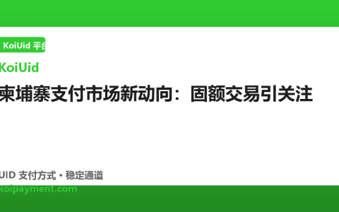 柬埔寨支付市场新动向：固额交易引关注