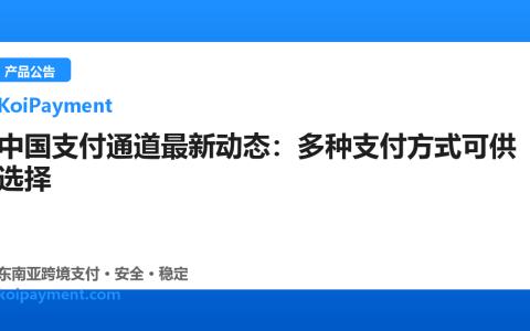中国支付通道最新动态：多种支付方式可供选择