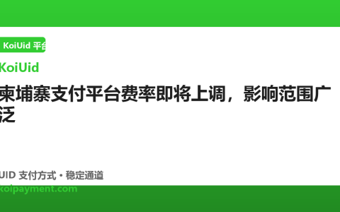 柬埔寨支付平台费率即将上调，影响范围广泛