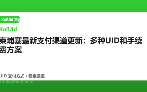 柬埔寨最新支付渠道更新：多种UID和手续费方案