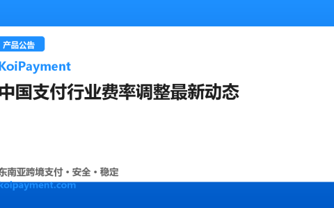 中国支付行业费率调整最新动态