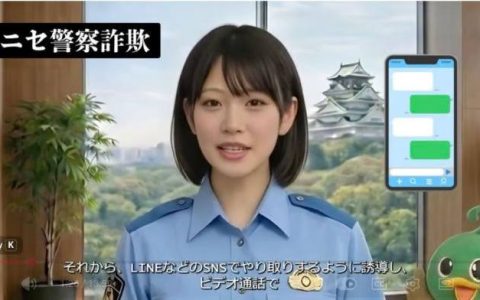 日本警方引入AI警察局长加强网络防诈骗宣传