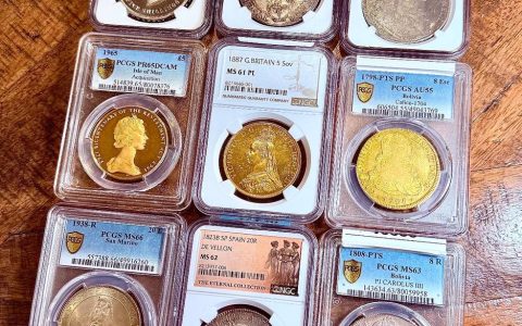 探索历史收藏：1887年英国5索尔与玻利维亚金洋的魅力