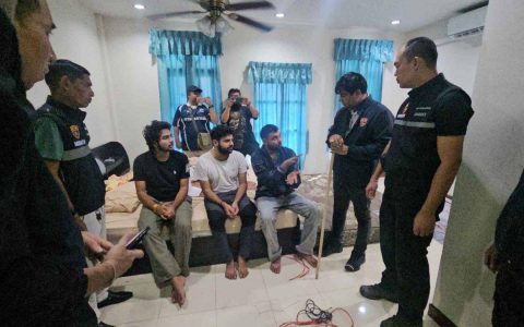 泰国芭提雅：三名印度游客遭绑架勒索警方成功解救