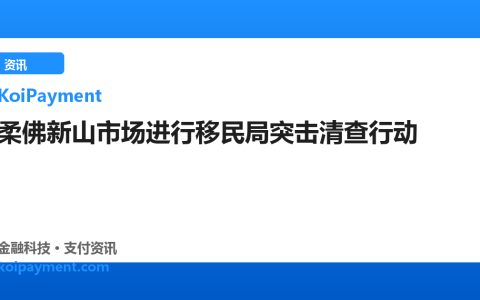 柔佛新山市场进行移民局突击清查行动