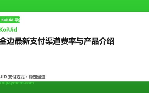 金边最新支付渠道费率与产品介绍