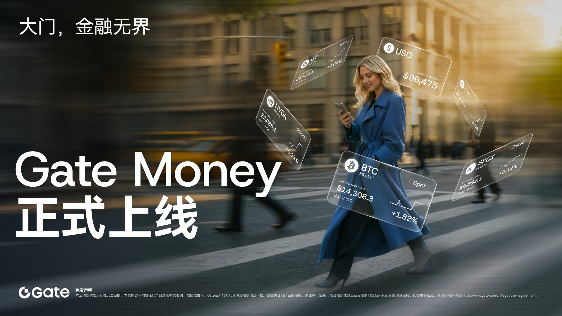 Gate发布Gate Money，开启资产、资金与支付无缝连接的新金融服务平台